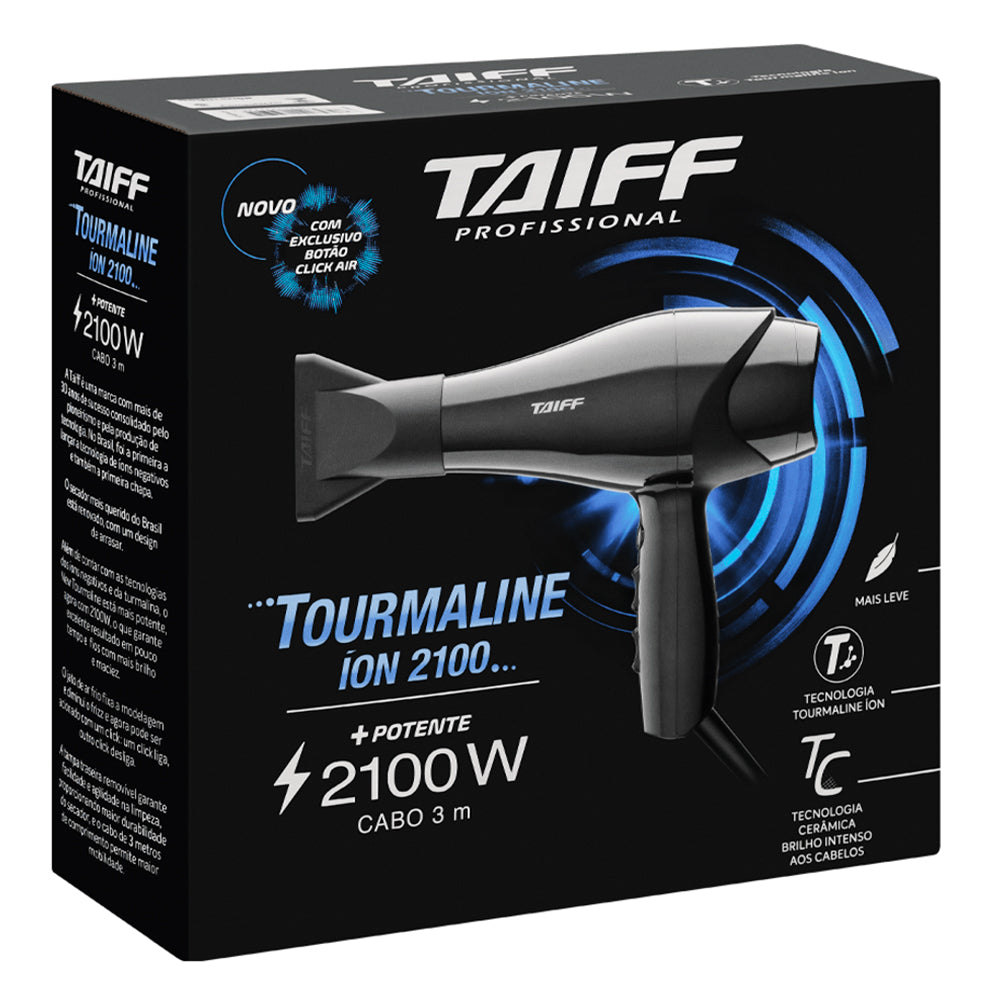 Secador de Cabelo Taiff Tourmaline 4 Temperaturas 2100W