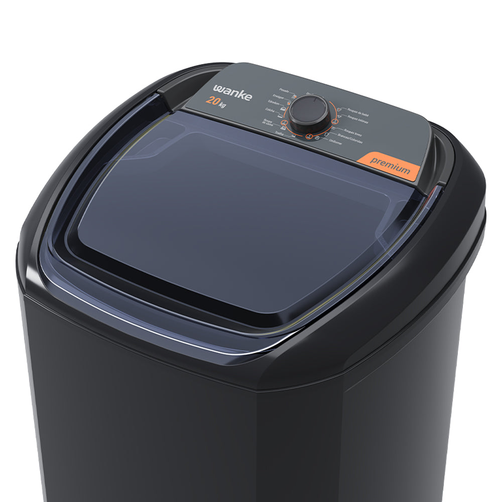 Tanquinho Wanke Premium 20kg Semiautomático 10 programas LWBE201T3