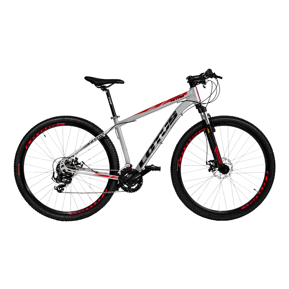 Bicicleta Aro 29 Cairu Lotus Nitro 21 Marchas Freio a Disco Quadro 17.5 MTB
