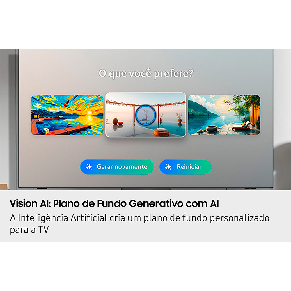 Smart TV Samsung QLED 50" 4K Wi-Fi Tizen Q4 Ai QN50Q7FAAGXZD