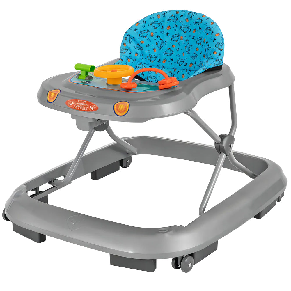 Andador Tutti Baby Acqua Explorador com Tecido Removível