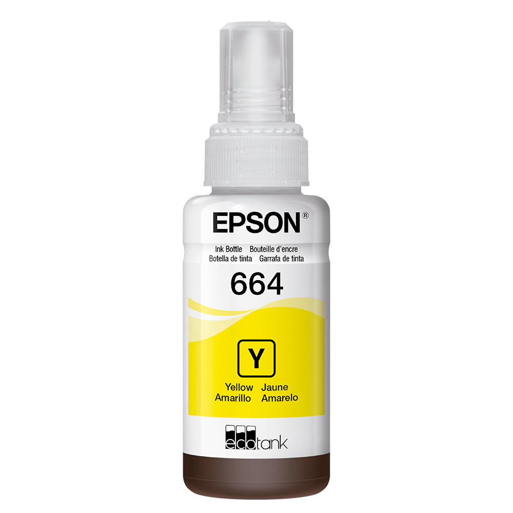 Refil para Tanque de Tinta Epson Amarelo Nº664 até 6.500 Páginas T664420-AL