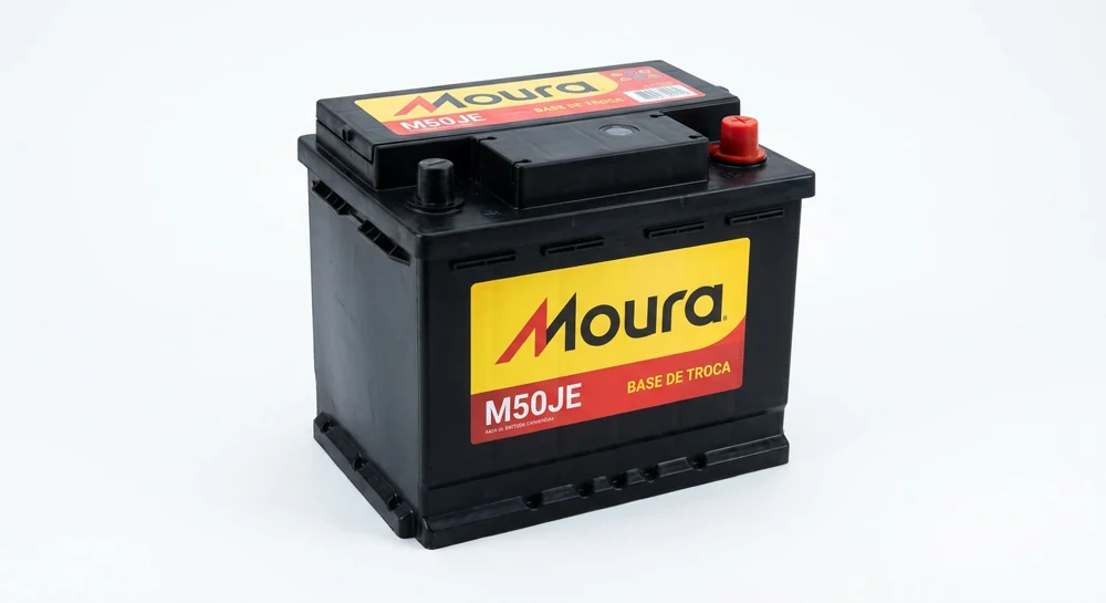 Bateria de Carro Moura M50JE - BASE DE TROCA