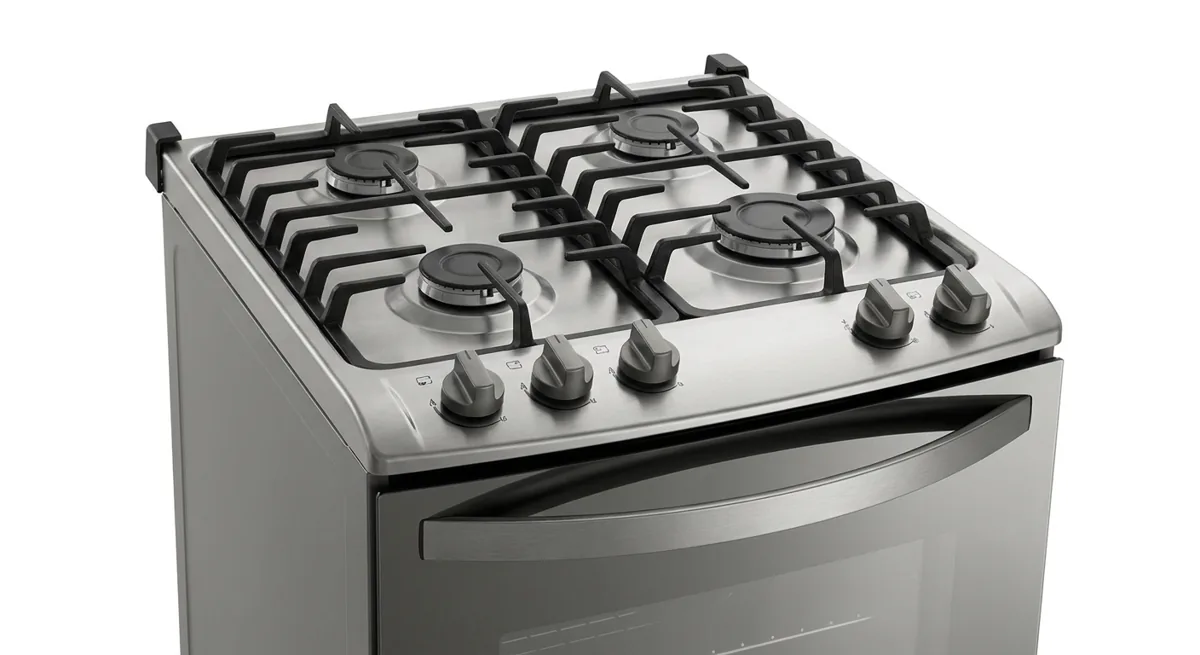 Fogão 4 Bocas Electrolux FF4IS Mesa de Inox