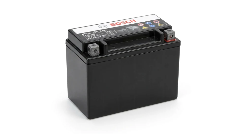 Bateria Bosch Moto 12V 8Ah Selada AGM CBX 200 XR 200 Neo 115 Sahara 350