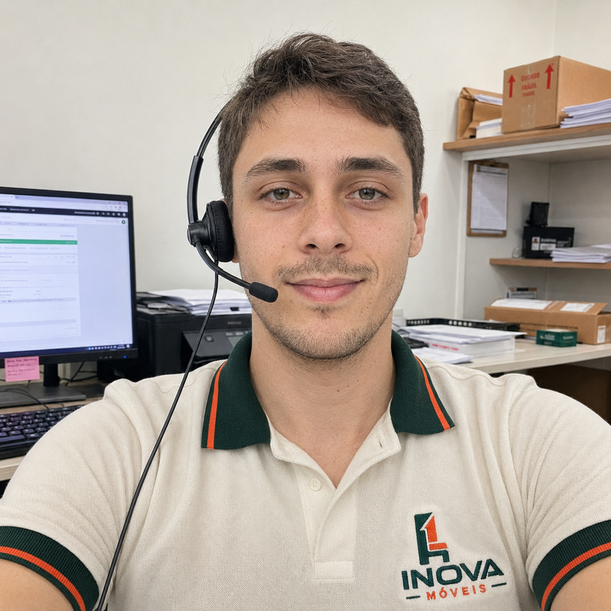 Atendente da Inova Móveis