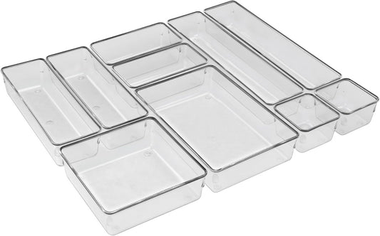 Acrimet Organizador Modular de Gavetas - Kit com 10 Potes Sortidos