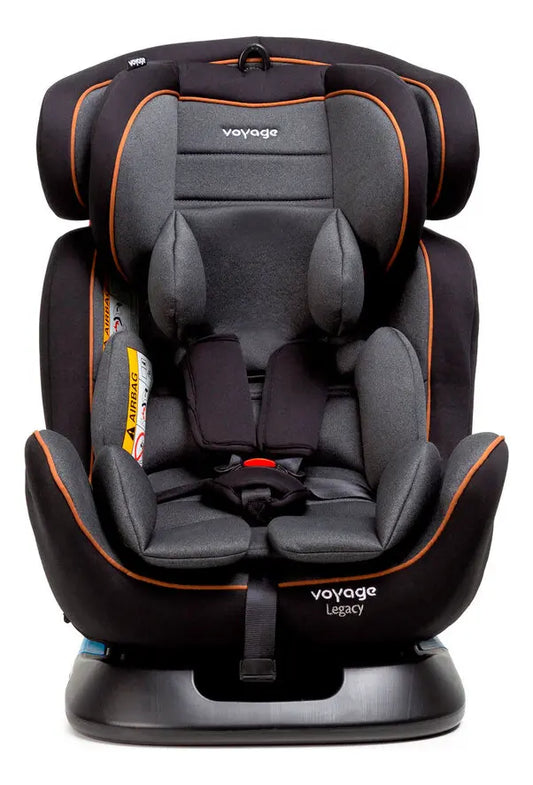 Cadeirinha Infantil Reclinável Voyage Legacy Cinza e Preto Mescla