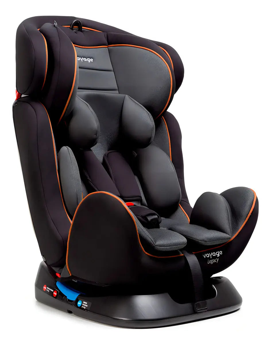 Cadeirinha Infantil Reclinável Voyage Legacy Cinza e Preto Mescla