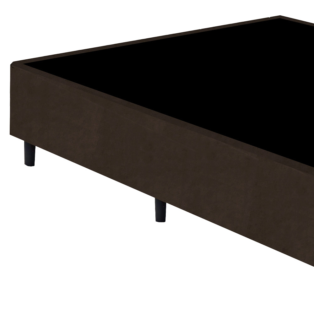 Base Cama Box Gazin Casal Sommier Suede Liso 138x188