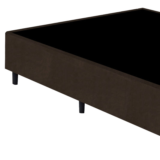 Base Cama Box Gazin Casal Sommier Suede Liso 138x188