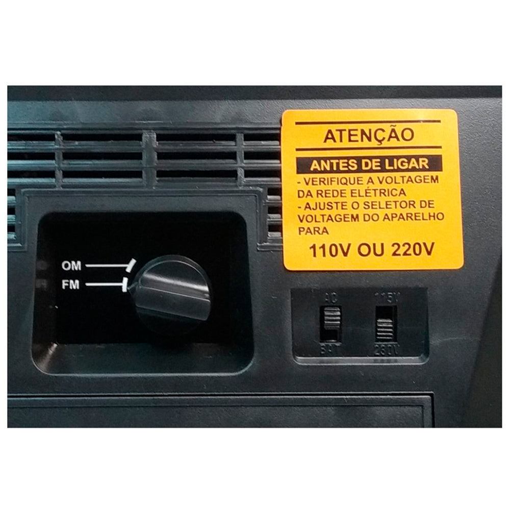 Rádio Portátil Motobrás RM-PFT22AC 2 Faixas AM/FM 1W