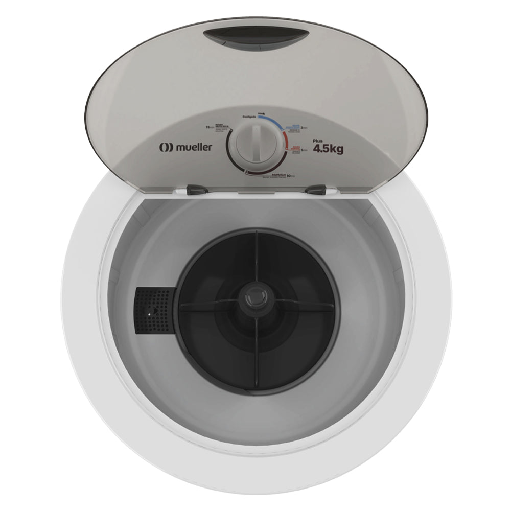Tanquinho Mueller Plus 4,5kg Semiautomático Lavagem Rápida