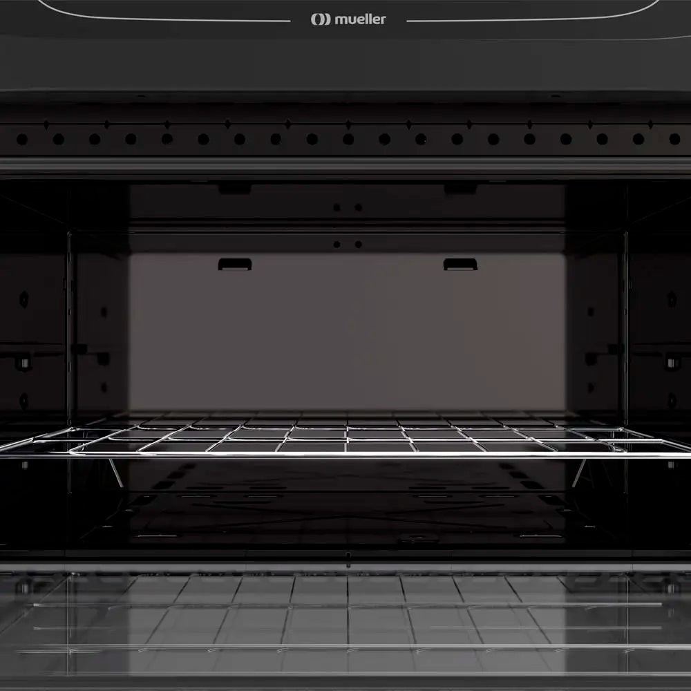 Fogão Mueller MFV5BB 5 Bocas Automático Mesa de Vidro Temperado com Ultra Chama