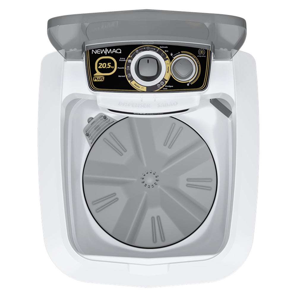 Tanquinho Newmaq Plus 20kg Semiautomático com Big Dispenser