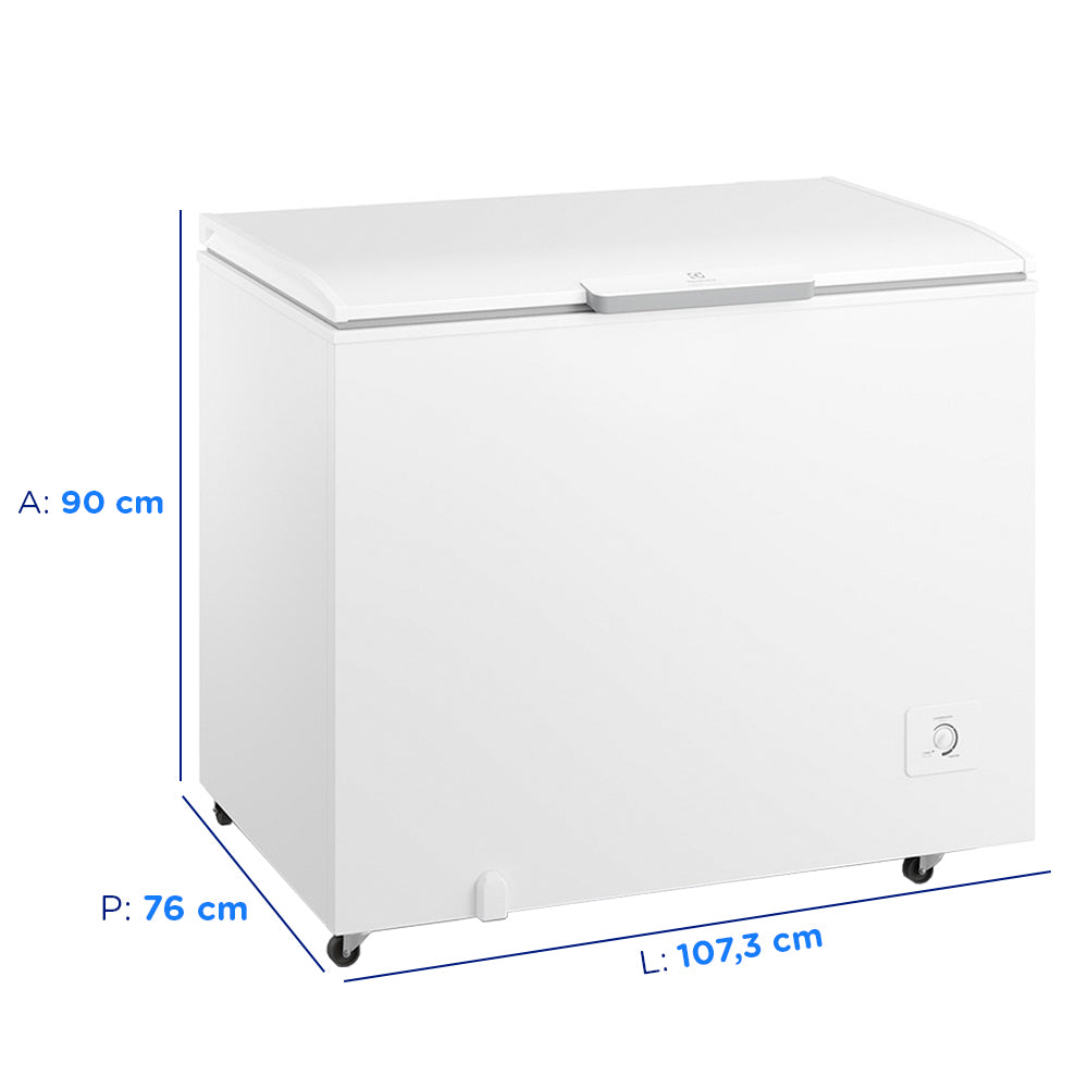 Freezer Electrolux 315L 1 Porta Horizontal Cycle Defrost Inverter HI330