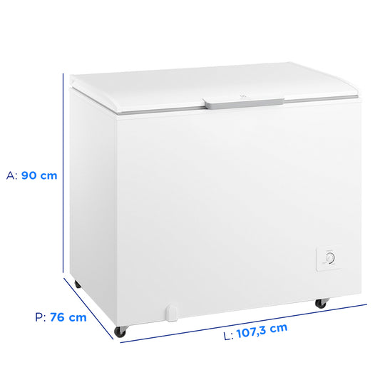 Freezer Electrolux 315L 1 Porta Horizontal Cycle Defrost Inverter HI330