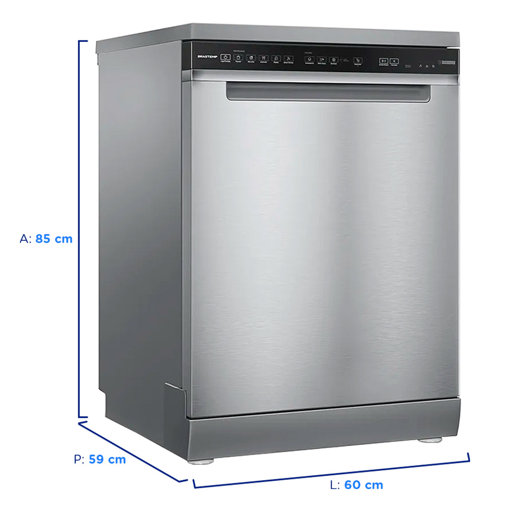 Lava Louças Brastemp 15 Serviços Função Smart Sensor BLF61AR