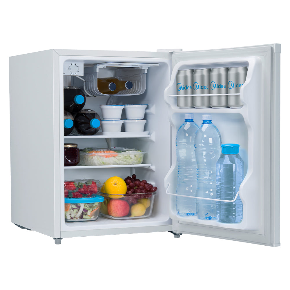 Frigobar Midea 67L 1 Porta Degelo Manual Prateleiras de Vidro MDRD108FGA01