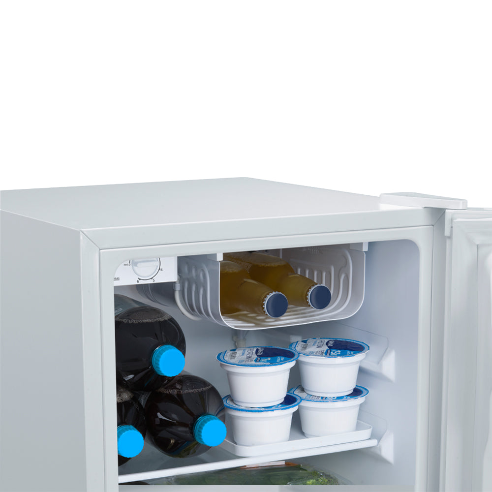 Frigobar Midea 67L 1 Porta Degelo Manual Prateleiras de Vidro MDRD108FGA01