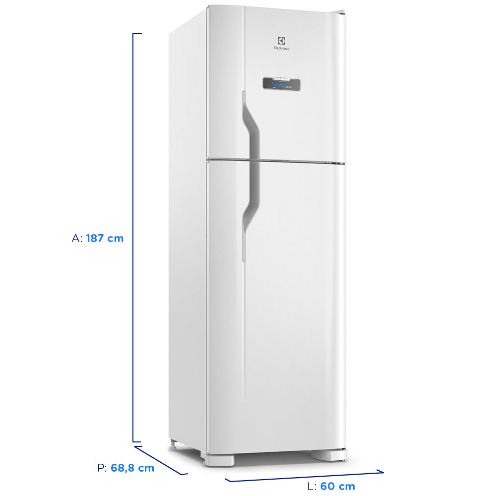 Geladeira Electrolux 400L Frost Free Turbo Freezer Duplex DFN44