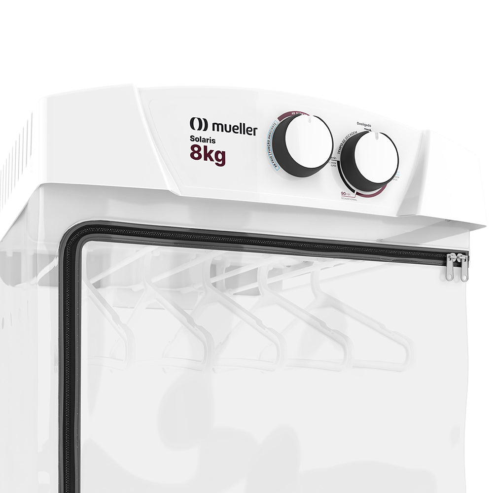 Secadora de Parede Mueller Solaris 8kg Sistema Giro Fácil