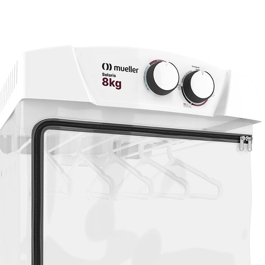 Secadora de Parede Mueller Solaris 8kg Sistema Giro Fácil