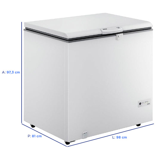 Freezer Consul 309L 1 Porta Horizontal Degelo Manual CHA31FB
