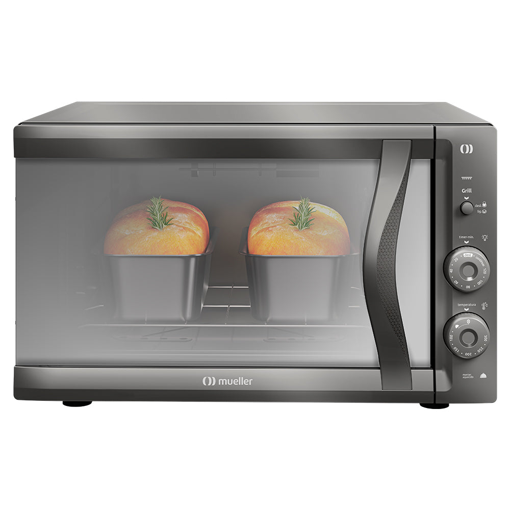 Forno Elétrico de Bancada Mueller 50L Gril Espelhado MFB50F