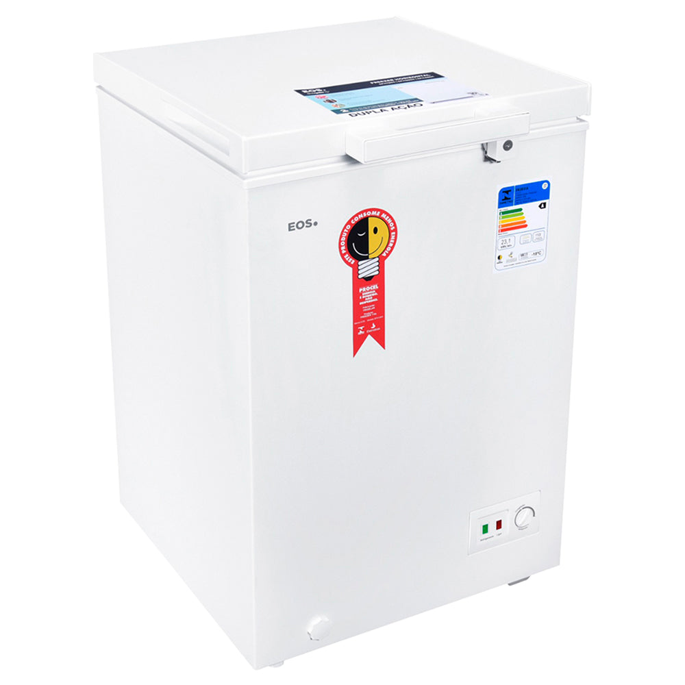 Freezer EOS Eco Gelo 110L 1 Porta Horizontal Degelo Manual