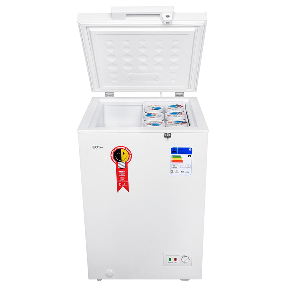 Freezer EOS Eco Gelo 110L 1 Porta Horizontal Degelo Manual