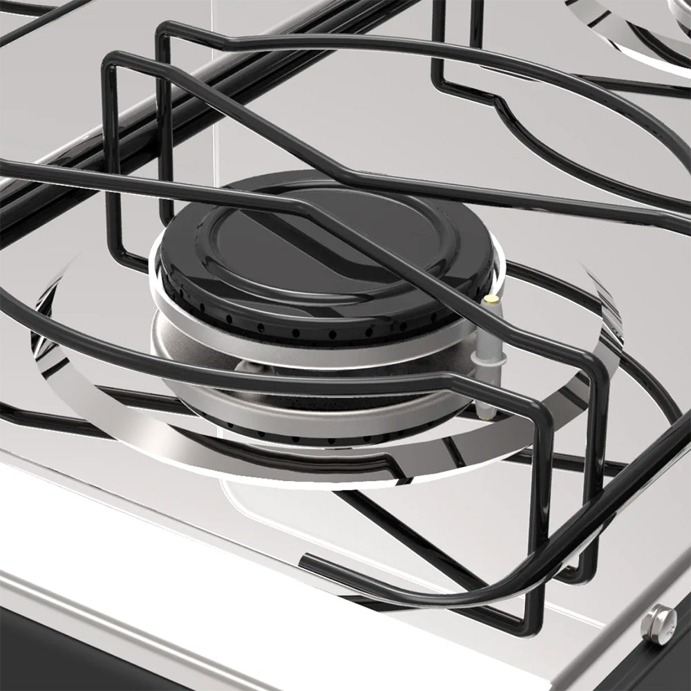 Fogão Realce 4 Bocas Ares Plus Automático Mesa de Inox Forno 50L