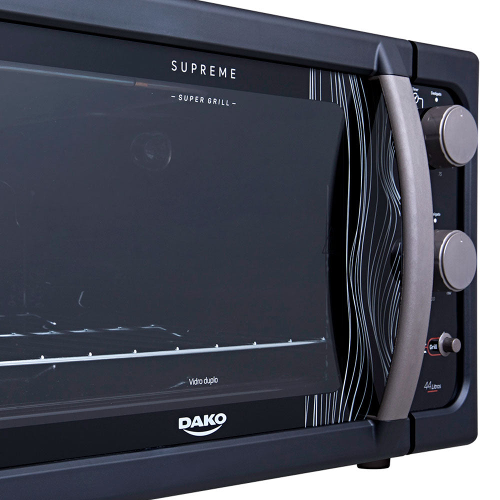 Forno Elétrico de Bancada 44L Dako Supreme Grill 1750W