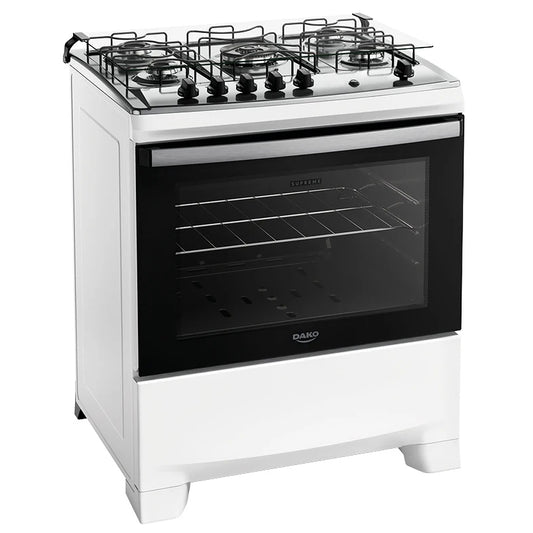 Fogão Dako Supreme 5 Bocas Automático Mesa de Inox