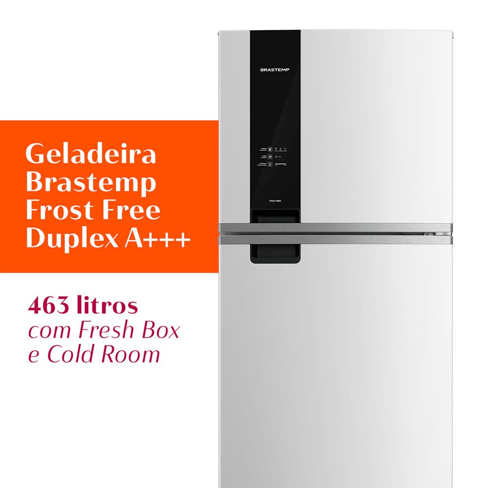 Geladeira Brastemp 463L Frost Free Duplex BRM55F