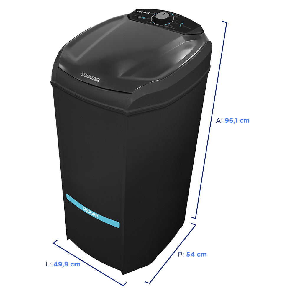 Máquina de Lavar Suggar LavaMax Eco 15kg Semiautomática LE152