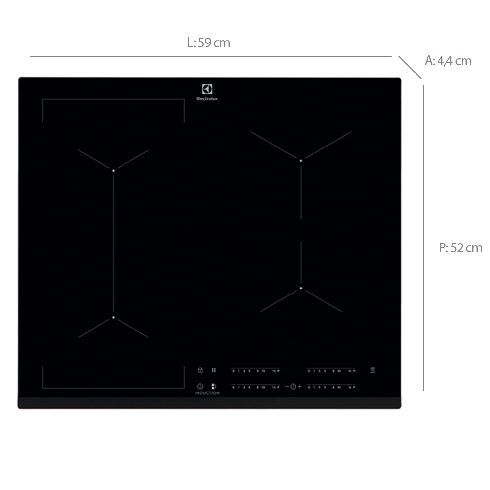 Cooktop Electrolux 4 Bocas por Indução Automático com Zona Unicook