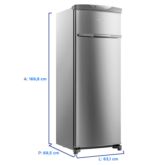 Freezer Brastemp 228L 1 Porta Vertical Flex Frost Free BVR28NK