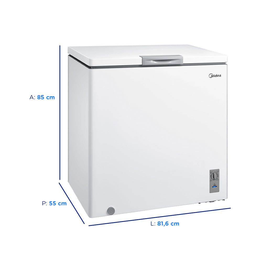 Freezer Midea 198L 1 Porta Horizontal Degelo Manual MDRC280SFZ013