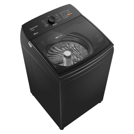 Máquina de Lavar Brastemp BWJ14A9 14kg Automática Cesto Inox