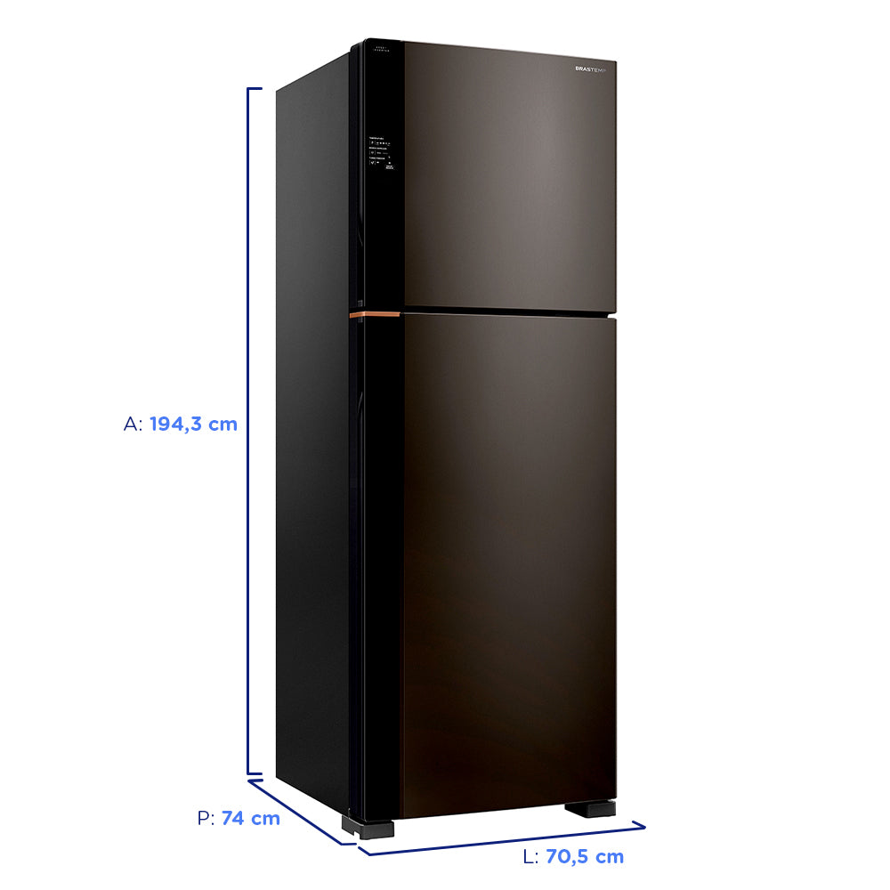 Geladeira Brastemp 512L Frost Free Duplex Xpert Inverter BRM62AE