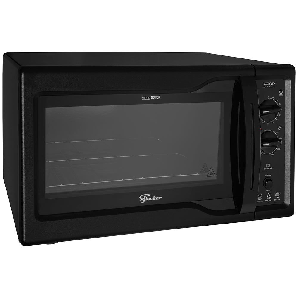 Forno Elétrico de Bancada 44L Fischer Pop Grill 1750W