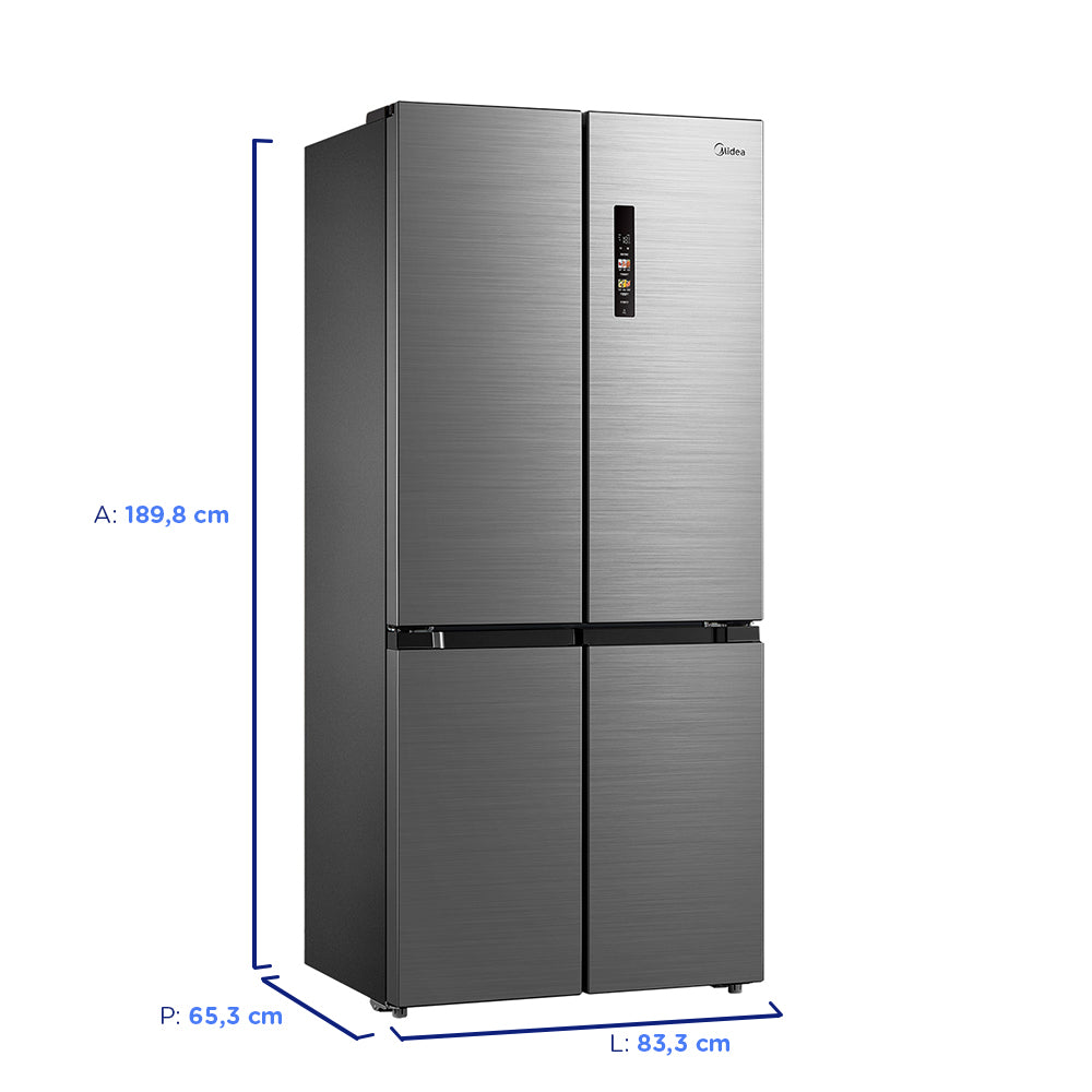 Geladeira Midea 474L Frost Free Multidoor MD-RF691FGD463