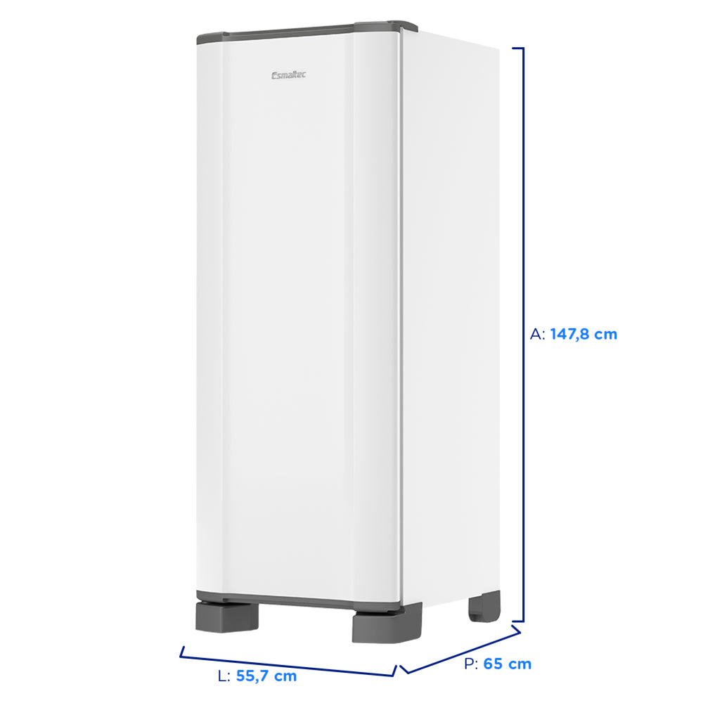 Geladeira Esmaltec 293L 1 Porta Cycle Defrost Inverter ROC31 Pro
