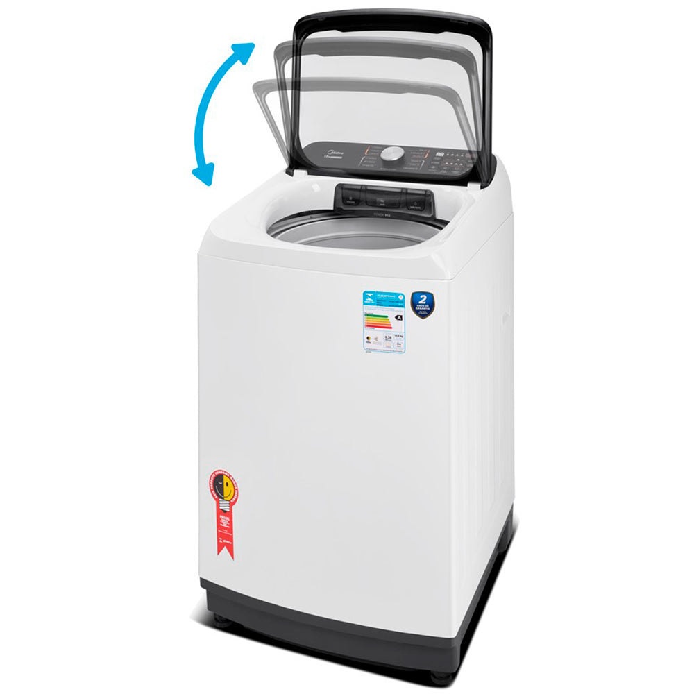 Máquina de Lavar Midea Wave 15kg Automática MA512W150A/WK0