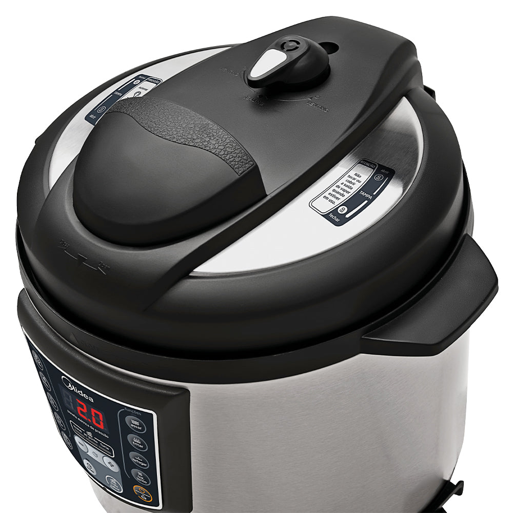 Panela Elétrica de Pressão Midea Liva 6L Timer e Display Digital PPA7