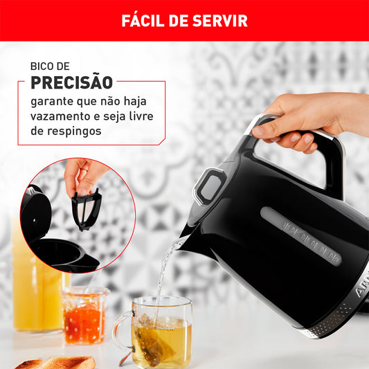 Chaleira Elétrica Arno Soleil 1,7L 1500W