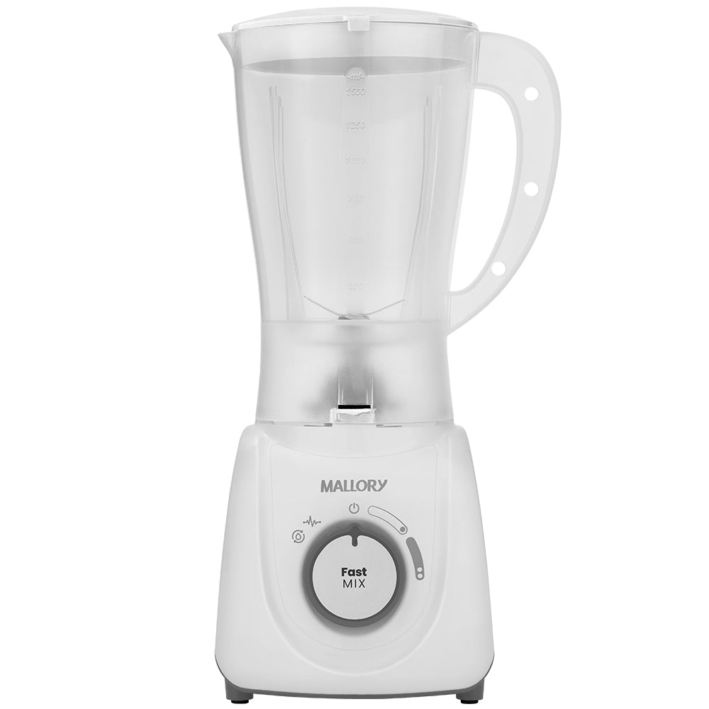 Liquidificador Mallory Fast Mix 1,5L 2 Velocidades 600W com Função Pulsar