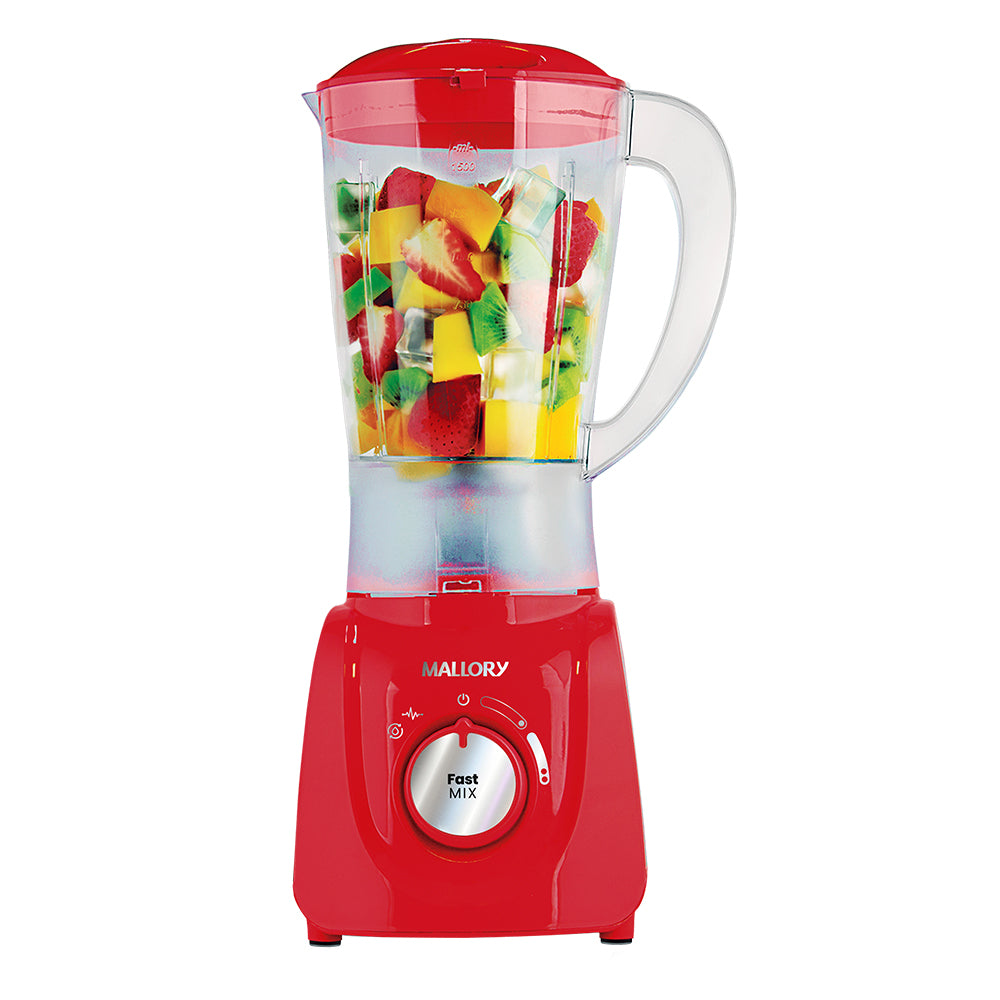Liquidificador Mallory Fast Mix 1,5L 2 Velocidades 600W com Função Pulsar