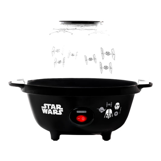 Pipoqueira Elétrica Mallory Starwars Bowl com Tampa Transparente